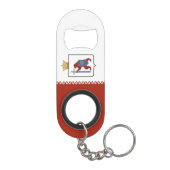 Vlag van Mari El Mini Flessenopener (Achterkant)