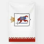 Vlag van Mari El Spandoek (Verticaal)