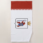 Vlag van Mari El Strandlaken (Voorkant)
