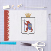 Vlag van Mari El Tissuepapier (Craft)