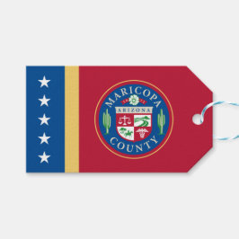 Vlag van Maricopa County (Arizona) Cadeaulabel