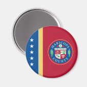 Vlag van Maricopa County (Arizona) Magneet (Voorkant / Achterkant)