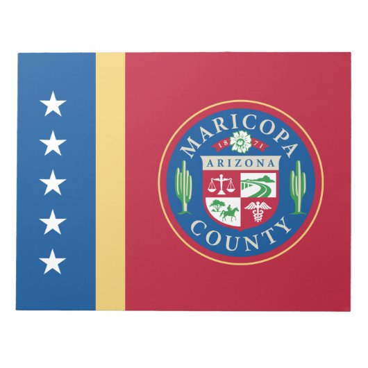 Vlag van Maricopa County (Arizona) Notitieblok (Voorkant)