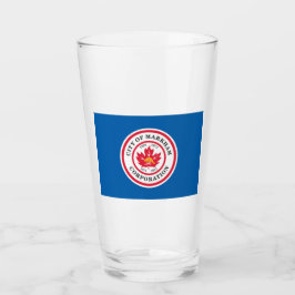 Vlag van Markham (Ontario, Canada) Glas