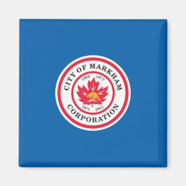 Vlag van Markham (Ontario, Canada) Magneet