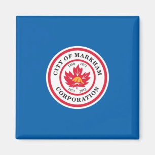 Vlag van Markham (Ontario, Canada) Magneet