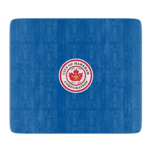 Vlag van Markham (Ontario, Canada) Snijplank (Voorkant)