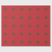 Vlag van Marokko Cadeaupapier (Vlak)