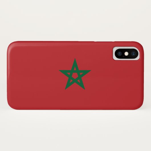 Vlag van Marokko Case-Mate iPhone Case (Achterkant (horizontaal))