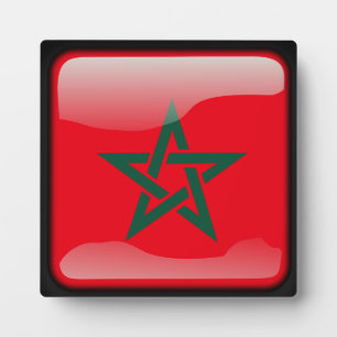 Vlag van Marokko Fotoplaat