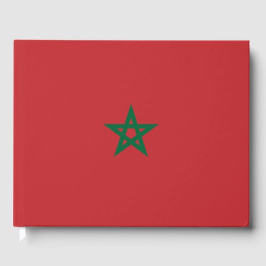 Vlag van Marokko Gastenboek (Voorkant)