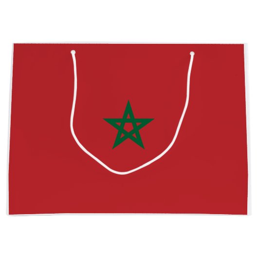 Vlag van Marokko Groot Cadeauzakje (Voorkant)