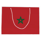 Vlag van Marokko Groot Cadeauzakje (Achterkant)
