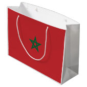 Vlag van Marokko Groot Cadeauzakje (Achterkant Gekanteld)