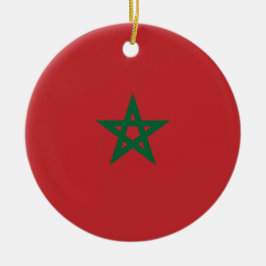 Vlag van Marokko Keramisch Ornament
