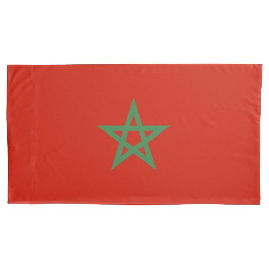 Vlag van Marokko Kussensloop (Voorkant)