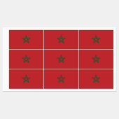 Vlag van Marokko Labels (Vel)