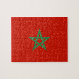 Vlag van Marokko Legpuzzel