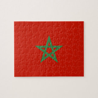 Vlag van Marokko Legpuzzel