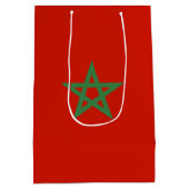 Vlag van Marokko Medium Cadeauzakje (Achterkant)