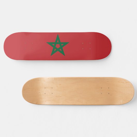 Vlag van Marokko Persoonlijk Skateboard (Horizontaal)