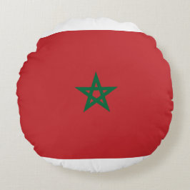 Vlag van Marokko Rond Kussen
