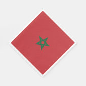 Vlag van Marokko Servet (Hoek)