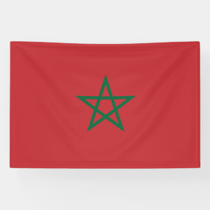 Vlag van Marokko Spandoek