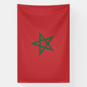 Vlag van Marokko Spandoek (Verticaal)