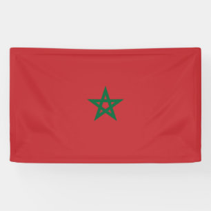 Vlag van Marokko Spandoek