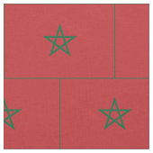 Vlag van Marokko Stof (Close Up)