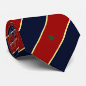 vlag van Marokko Stropdas (Opgerold)