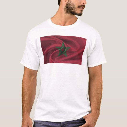 Vlag van Marokko T-shirt (Voorkant)