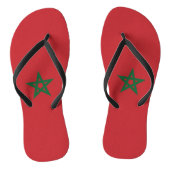 Vlag van Marokko Teenslippers (Voetbed)