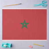 Vlag van Marokko Tissuepapier (Craft)