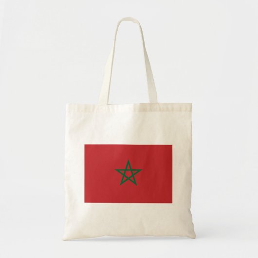 Vlag van Marokko Tote Bag (Voorkant)