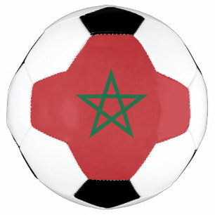 Vlag van Marokko Voetbal