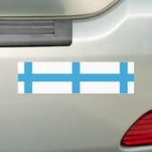 Vlag van Marseille (Frankrijk) Bumpersticker (Op auto)