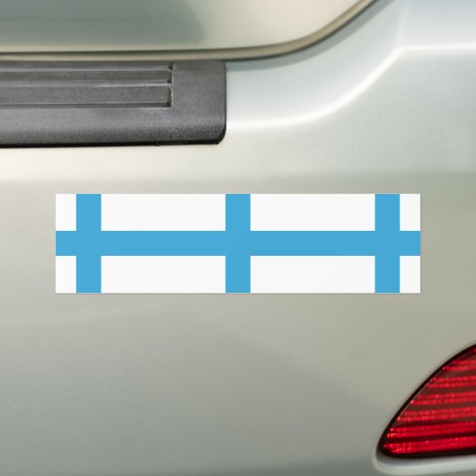 Vlag van Marseille (Frankrijk) Bumpersticker (Op auto)
