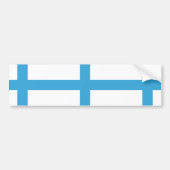 Vlag van Marseille (Frankrijk) Bumpersticker (Voorkant)