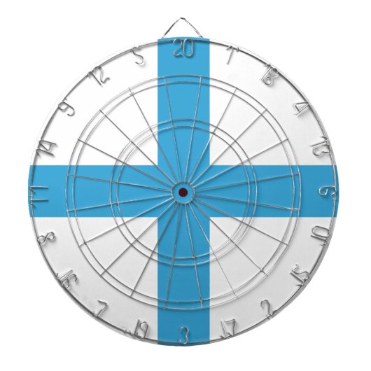 Vlag van Marseille (Frankrijk) Dartbord (Voorkant)