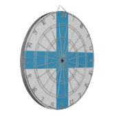 Vlag van Marseille (Frankrijk) Dartbord (Voorkant Links)