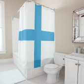 Vlag van Marseille (Frankrijk) Douchegordijn (In situ)