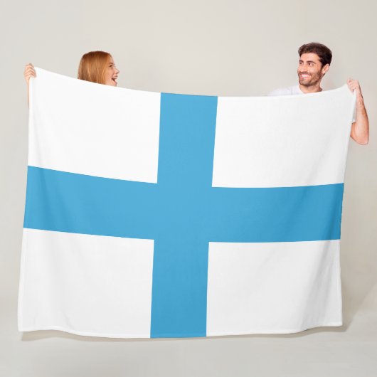 Vlag van Marseille (Frankrijk) Fleece Deken (In situ)