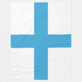 Vlag van Marseille (Frankrijk) Fleece Deken (Voorkant)