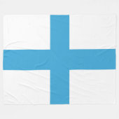 Vlag van Marseille (Frankrijk) Fleece Deken (Voorkant (Horizontaal))