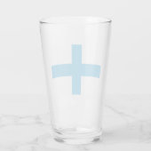 Vlag van Marseille (Frankrijk) Glas (Achterkant)