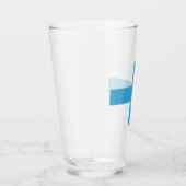 Vlag van Marseille (Frankrijk) Glas (Rechts)