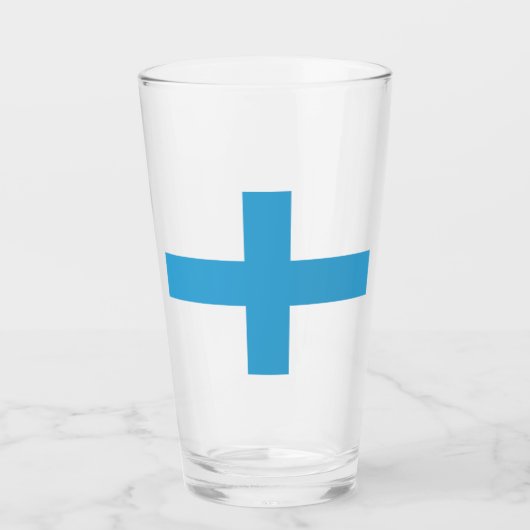 Vlag van Marseille (Frankrijk) Glas (Voorkant)