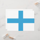 Vlag van Marseille (Frankrijk) Kaart (Voorkant / Achterkant in situ)